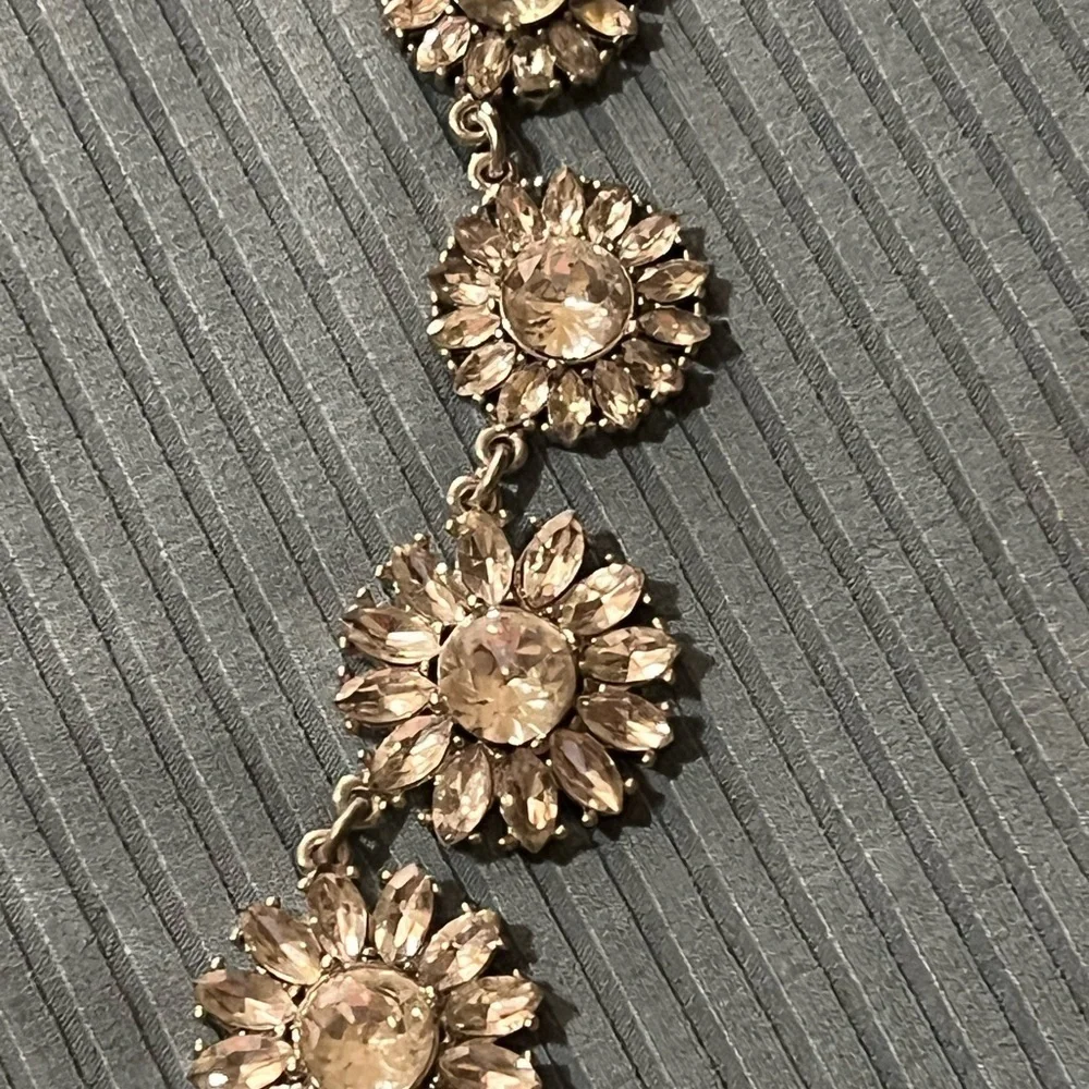 Kate Spade Estate Garden Rhinestone Statement Bib Necklace